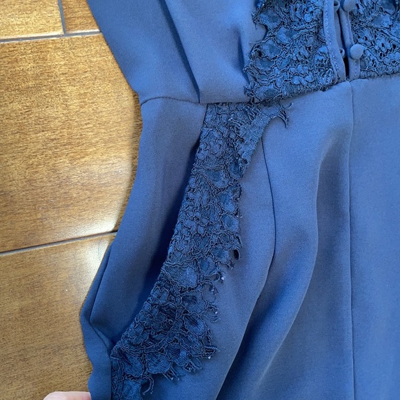 H&M navy romper with lace detail - Picture 4 of 6